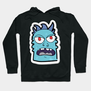 Cool Angry Sticker Hoodie